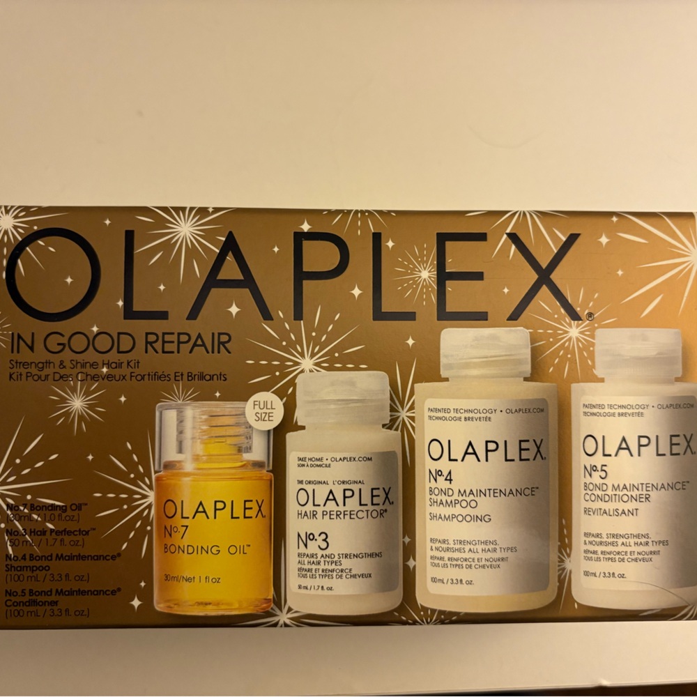 OLAPLEX Hair Care Set with Bonding Oil and Maintenance Products